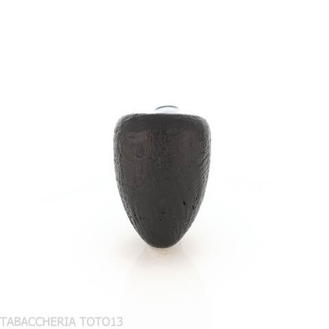 C-pipe W. Wang tobacco pipe pear/acorn shape sandblasted briar finish - C-Pipe Wang - Wang C-pipe