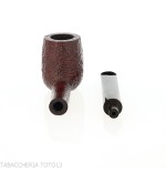 Pebble Grain pipe Billiard shape dark sandblasted - Ashton - William “Ashton” Taylor