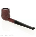Pebble Grain pipe Billiard shape dark sandblasted - Ashton - William “Ashton” Taylor