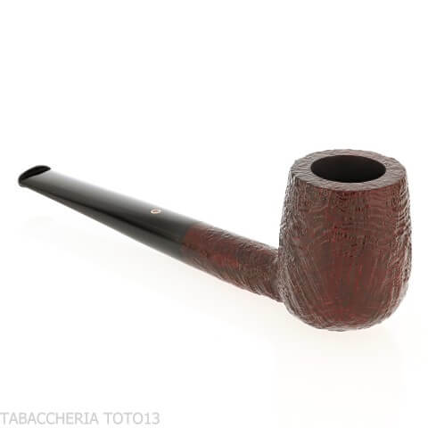 Pebble Grain pipe Forma de billar arenado oscuro - Ashton - William “Ashton” Taylor