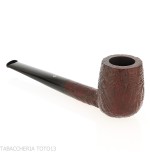 Pebble Grain pipe Forma de billar arenado oscuro - Ashton - William “Ashton” Taylor