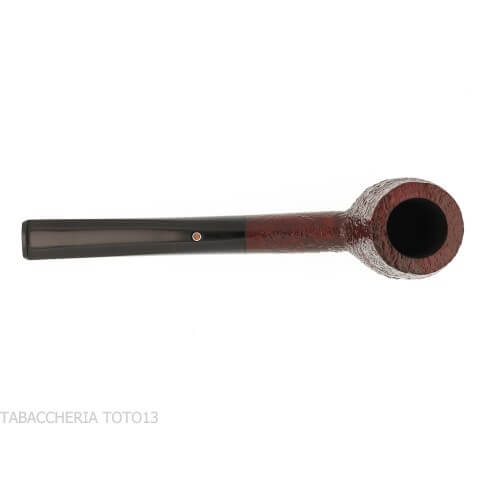 Pebble Grain pipe Billiard shape dark sandblasted - Ashton - William “Ashton” Taylor