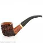 Amorelli Curved Pot Pipe with San Michele Pen Engraving - Amorelli - Amorelli Pipe