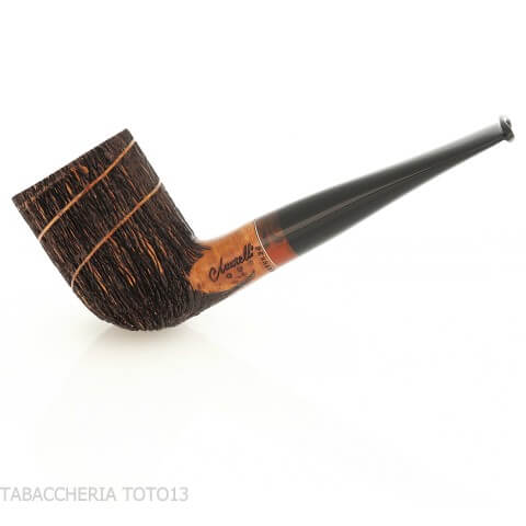 Pipa Amorelli Billiard con grabado San Michele Pen - Amorelli - Amorelli Pipe