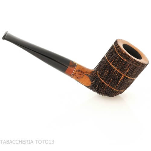 Pipa Amorelli Billiard con grabado San Michele Pen - Amorelli - Amorelli Pipe