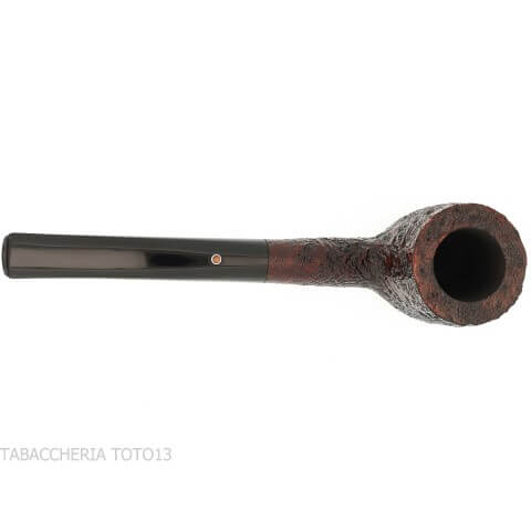Pipe courbé en forme de pot sablé foncé Pebble Grain - Ashton - William “Ashton” Taylor