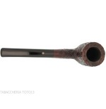 Pebble Grain dark sandblasted bent pot shape pipe - Ashton - William “Ashton” Taylor