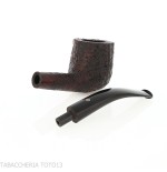 Pipe courbé en forme de pot sablé foncé Pebble Grain - Ashton - William “Ashton” Taylor