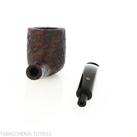 Pipe courbé en forme de pot sablé foncé Pebble Grain - Ashton - William “Ashton” Taylor