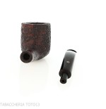 Pipe courbé en forme de pot sablé foncé Pebble Grain - Ashton - William “Ashton” Taylor