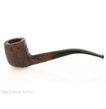Pebble Grain dark sandblasted bent pot shape pipe - Ashton - William “Ashton” Taylor