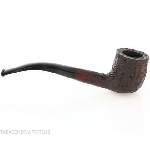 Pipe courbé en forme de pot sablé foncé Pebble Grain - Ashton - William “Ashton” Taylor