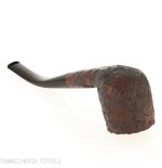 Pebble Grain dark sandblasted bent pot shape pipe - Ashton - William “Ashton” Taylor