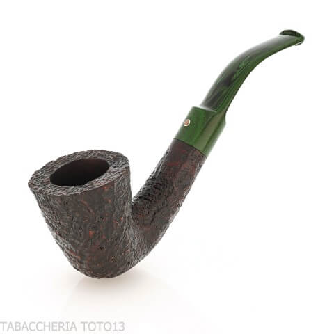 Ashton Brindle dark sandblasted Dublin shape pipe - Ashton - William “Ashton” Taylor