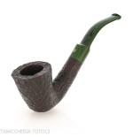 Ashton Brindle dark sandblasted Dublin shape pipe - Ashton - William “Ashton” Taylor