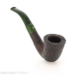 Pipa Ashton Brindle con forma de Dublín pulida con chorro de arena oscuro - Ashton - William “Ashton” Taylor