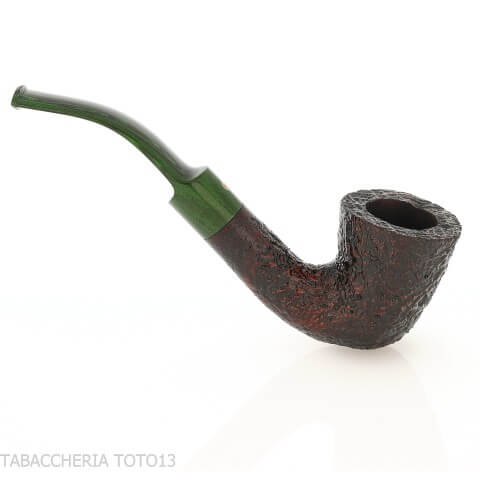 Ashton Brindle dark sandblasted Dublin shape pipe - Ashton - William “Ashton” Taylor