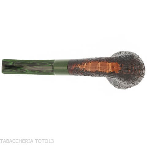 Ashton Brindle dark sandblasted Dublin shape pipe - Ashton - William “Ashton” Taylor