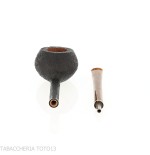 Pipe C-Pipe Wang en bruyère sablée, forme Apple Pencil - C-Pipe Wilson Wang - Wang C-pipe