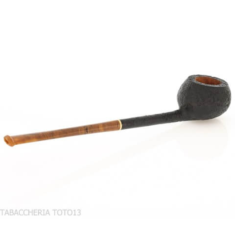 Pipe C-Pipe Wang en bruyère sablée, forme Apple Pencil - C-Pipe Wilson Wang - Wang C-pipe