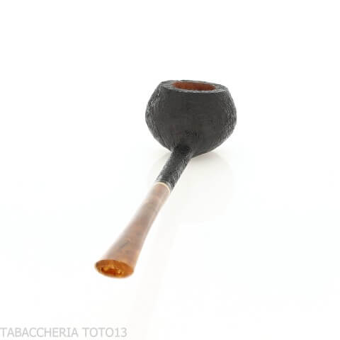 Pipe C-Pipe Wang en bruyère sablée, forme Apple Pencil - C-Pipe Wilson Wang - Wang C-pipe