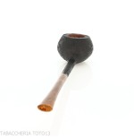 Pipe C-Pipe Wang en bruyère sablée, forme Apple Pencil - C-Pipe Wilson Wang - Wang C-pipe