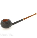 Pipe C-Pipe Wang en bruyère sablée, forme Apple Pencil - C-Pipe Wilson Wang - Wang C-pipe