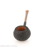 Pipe C-Pipe Wang en bruyère sablée, forme Apple Pencil - C-Pipe Wilson Wang - Wang C-pipe