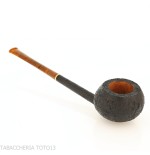 Pipe C-Pipe Wang en bruyère sablée, forme Apple Pencil - C-Pipe Wilson Wang - Wang C-pipe