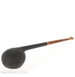 C-Pipe Wang Apple Pencil-shaped pipe in sandblasted briar - C-Pipe Wang - Wang C-pipe