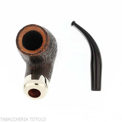 Peterson Arklow Bent Billiard XL90 Sandblasted Fishtail - Peterson - Peterson Of Doublin Pipe