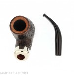 Peterson Arklow Bent Billiard XL90 Sandblasted Fishtail - Peterson - Peterson Of Doublin Pipe