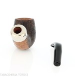 Peterson Arklow Bent Billiard XL90 Sandblasted Fishtail - Peterson - Peterson Of Doublin Pipe