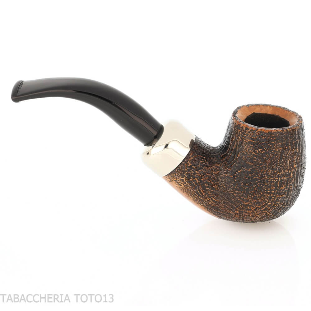 Peterson Arklow Bent Billiard XL90 Sandblasted Fishtail - Peterson - Peterson Of Doublin Pipe