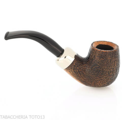 Peterson Arklow Bent Billiard XL90 Sandblasted Fishtail - Peterson - Peterson Of Doublin Pipe