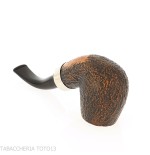 Peterson Arklow Bent Billiard XL90 Sandblasted Fishtail - Peterson - Peterson Of Doublin Pipe