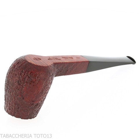 Pebble Grain Brandy-Shaped Pipe, Dark Sandblasted - Ashton - William “Ashton” Taylor