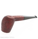 Pipe Ashton Pebble Grain XX en forme de cognac, finition sablée foncée