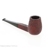 Pebble Grain Brandy-Shaped Pipe, Dark Sandblasted - Ashton - William “Ashton” Taylor