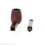 Pebble Grain Pfeife in Brandy-Form, dunkel sandgestrahlt - Ashton - William “Ashton” Taylor