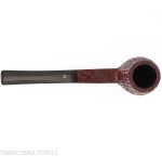 Pebble Grain Pfeife in Brandy-Form, dunkel sandgestrahlt - Ashton - William “Ashton” Taylor