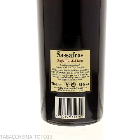 Foursquare Sassafras 14 y.o. Double Maturation Vol.61% Cl.70 - Rhum - Foursquare rum distillery