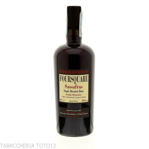 Foursquare Sassafras 14 y.o. Double Maturation Vol.61% Cl.70 - Rhum - Foursquare rum distillery