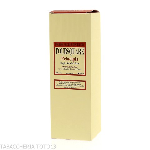 Foursquare Principia Single Blended Rum Vol.62% Cl.70 - Rhum - Foursquare rum distillery