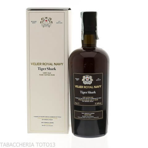 Rhum Velier Royal Navy tiger shark de deuxième édition| Vente en ligne