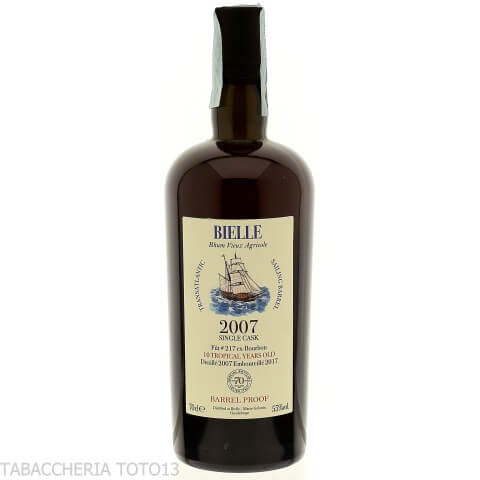 Bielle 2007 Tres Hombres rhum fût unique 70 anniversaire Velier