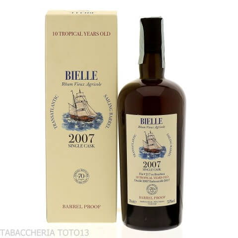 Bielle 2007 Tres Hombres rhum fût unique 70 anniversaire Velier
