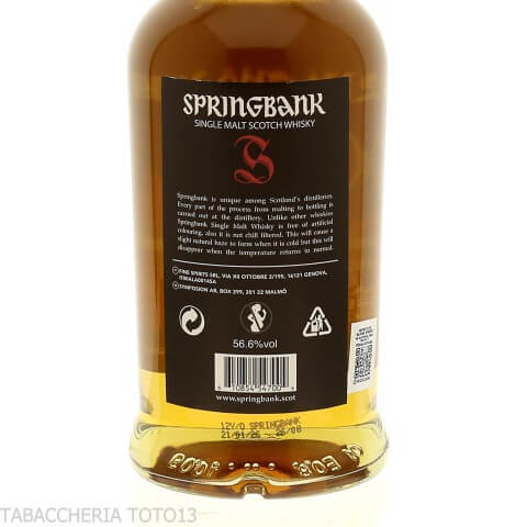 Springbank 12 Y.O. Cask Strength — Edizione limitata Batch 29 (2026)