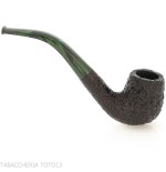 shton Brindle pipe Bent Billard forme foncé sablé | Pipe anglaise