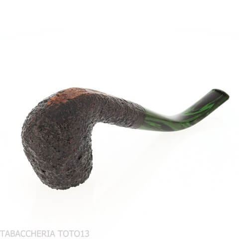 shton Brindle pipe Bent Billard forme foncé sablé | Pipe anglaise